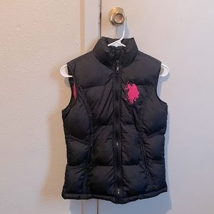 Pink and Black U.S polo